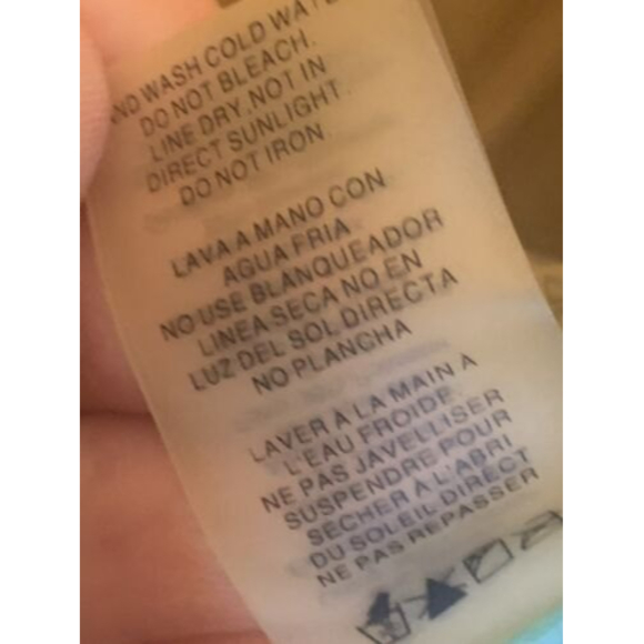 Victoria Secret bathing suit top,teal, Halter,bow,Sz M , Boho, Paisley,edging - Picture 8 of 8